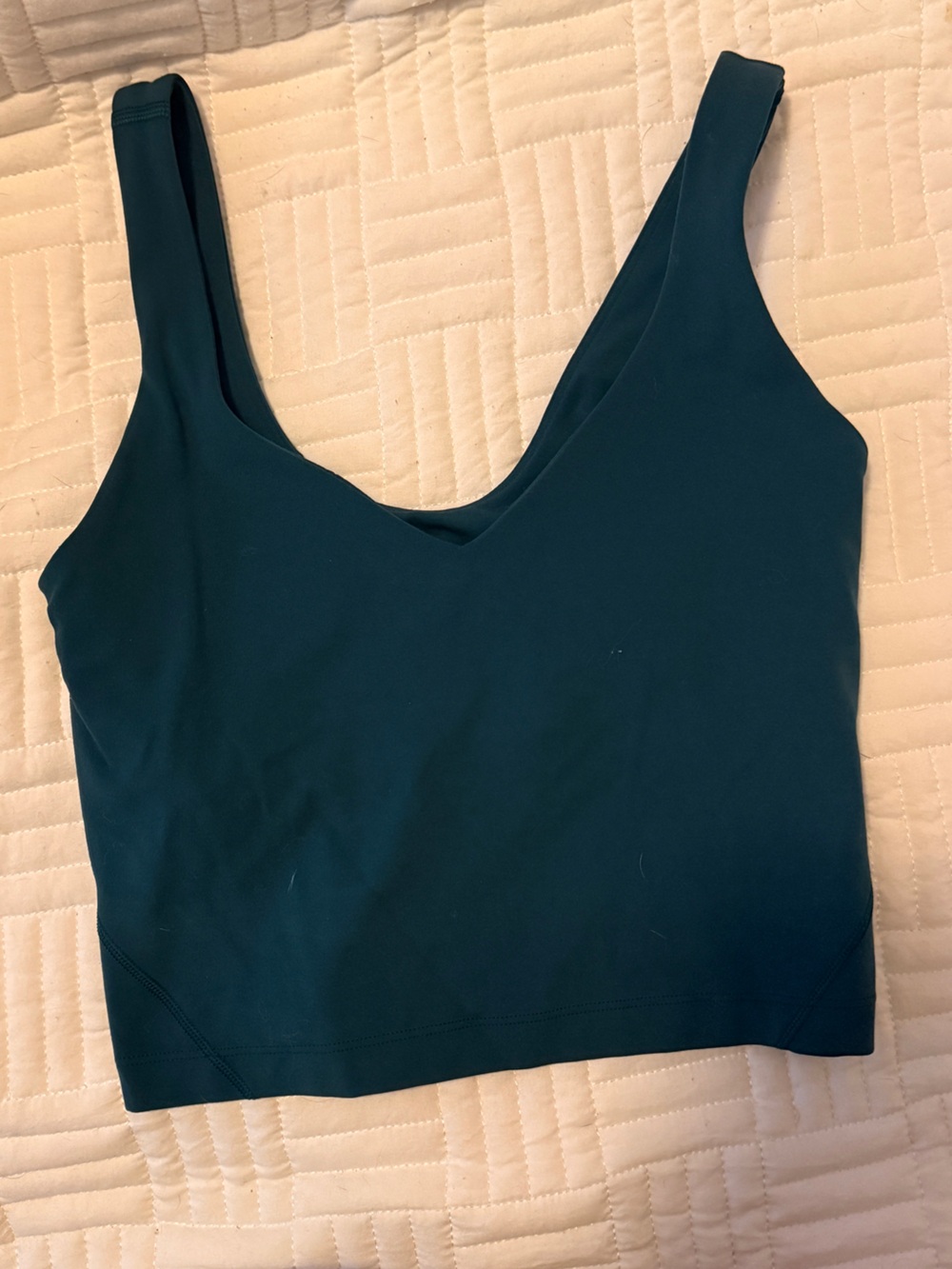 lululemon athletica Deep Teal Scoop Neck Tank